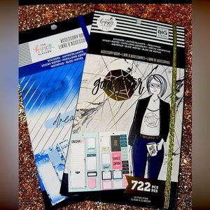 Indio Tie Dye & The Encourager Happy planner sticker books